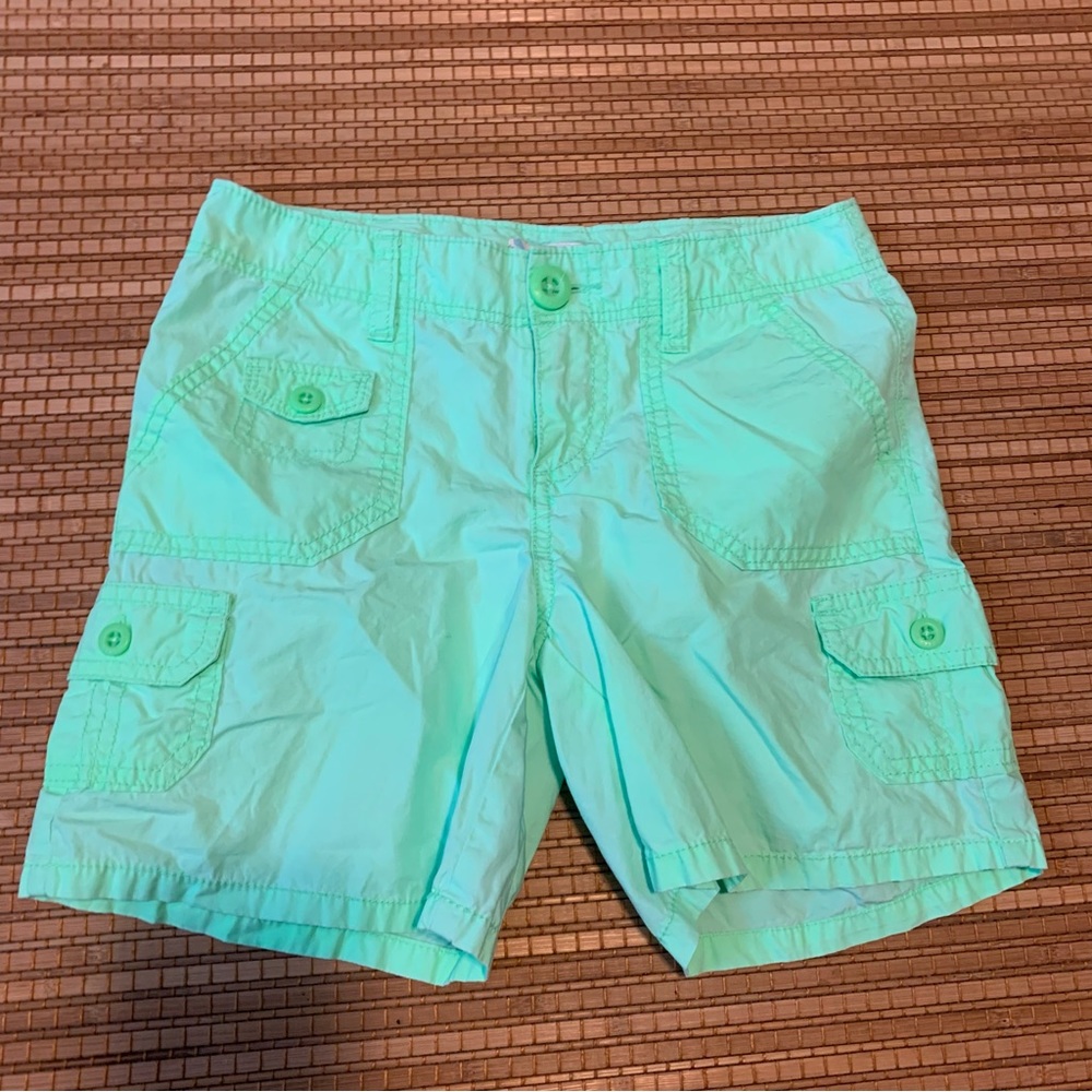 Old Navy lime green shorts size 10